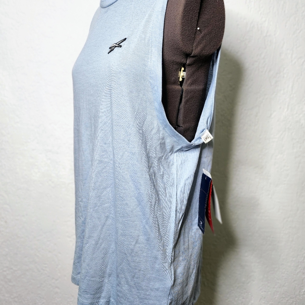 Reebok Women’s Blue Workout MYT Muscle Tank Top Plus Size 1X Moisture Wicking - Picture 7 of 12